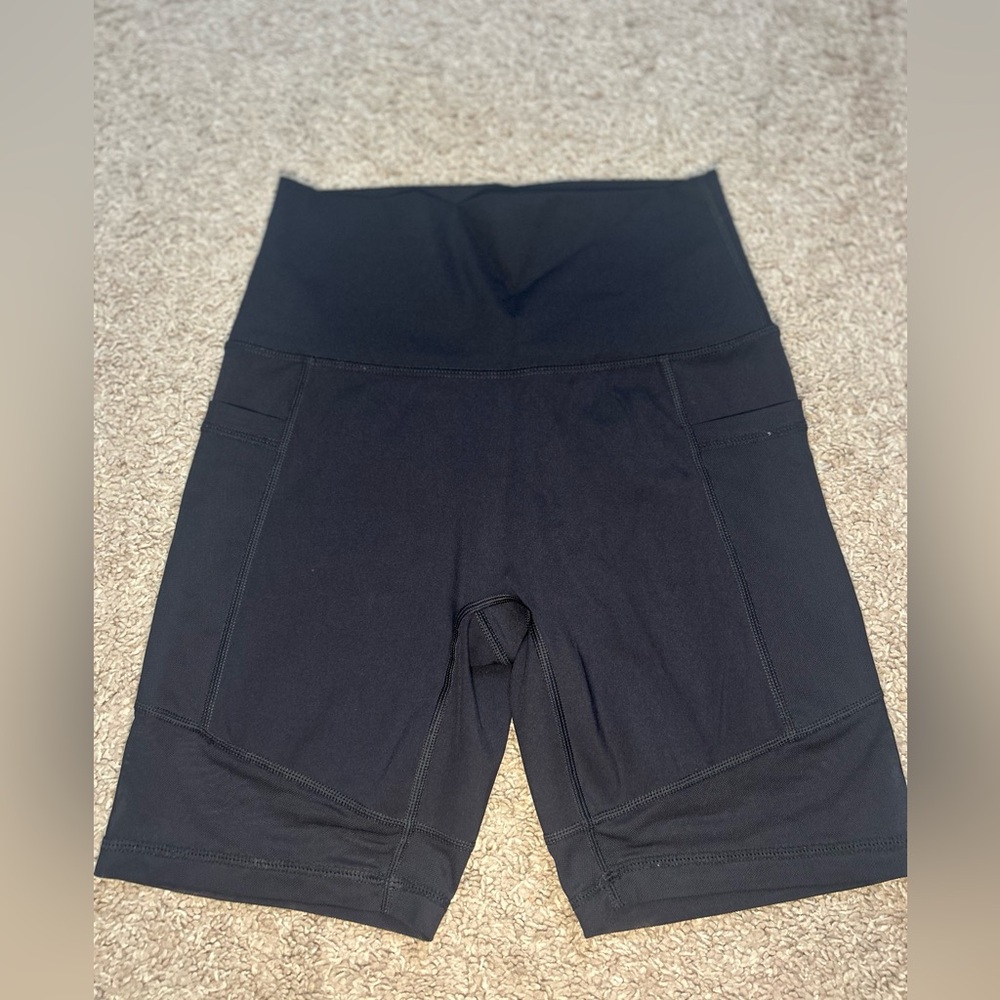 Aerie Black Bike Shorts